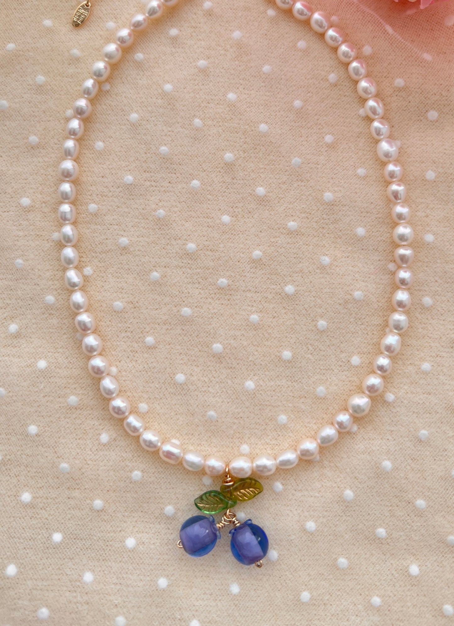 Blueberry Freshwater Pearl Necklace