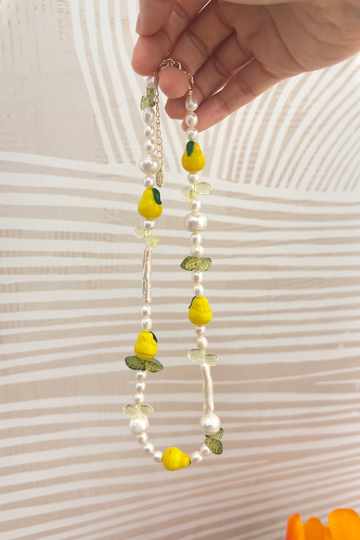 Pear 🍐 Freshwater Pearl Necklace